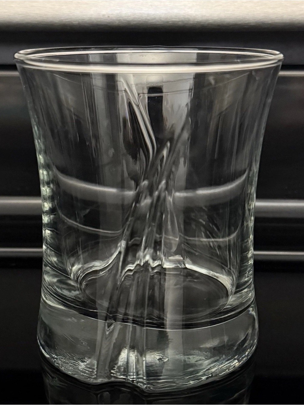 Rare vintage Anchor Hocking Flair Clear Tumbler 12 oz